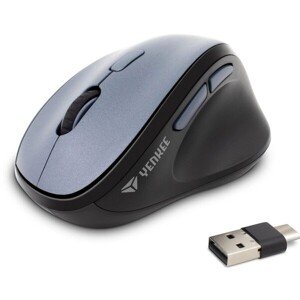 YENKEE YMS 5050 Shell ergonomická myš čierno-šedá