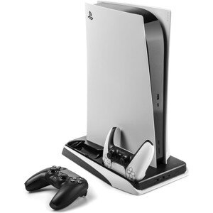 FIXED nabíjacia stanica s chladením pre PlayStation 5 čierna