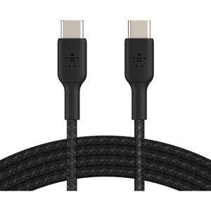 Belkin BOOST Charge Braided USB-C/USB-C odolný kábel, 1m, čierny