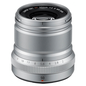 Fujifilm XF50mm F2.0 R WR strieborný 16536623 - Objektív