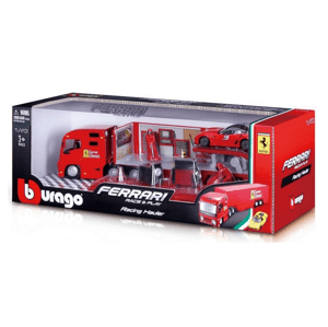 Bburago Bburago PLAY 1:43 Ferrari Race & Play Racing Hauler BB31202 - Autíčko