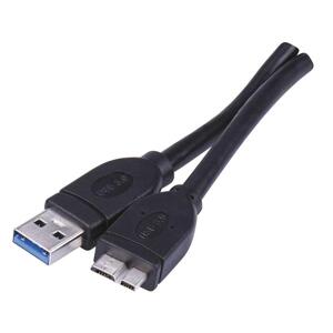 Emos USB 3.0 A vidlica - micro B vidlica 1m SB7801 - Prepojovací kábel k HDD