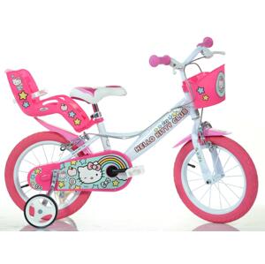 DINO Bikes DINO Bikes - Detský bicykel 14" 144RL-HK2  Hello Kitty 2 144R-HK2 - Bicykel
