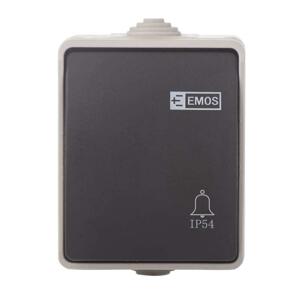 Emos Ovládač tlačidlový 1/0 IP54 A1399 - ovládač