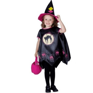 Casallia Karnevalový kostým Čarodejnica s klobúkom 501637 - Karnevalový kostým