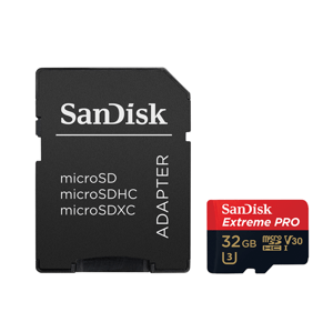 SanDisk Extreme Pro MicroSDHC 32GB A1 Class 10 UHS-I V30 (r100/w90) 173427 - Pamäťová karta + adaptér