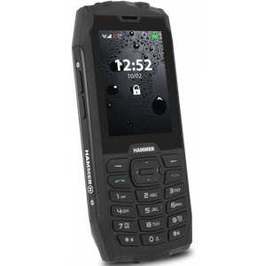 MyPhone Hammer 4 čierny TELMYHHA4BK - Mobilný telefón outdoor
