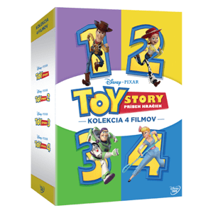 Toy Story: Príbeh hračiek 1-4 D01241 - DVD kolekcia