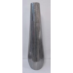 DecorGlass 30693760 - Váza podlahová keramika strieborná