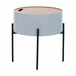 MOSAI SI/CI 0000273617 - Príručný stolík 38x38x38,5 cm, sivá/prírodná/čierna