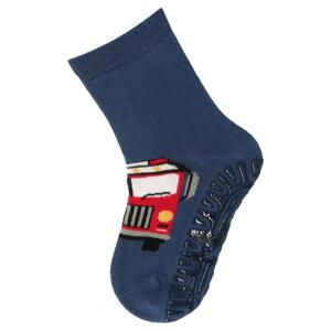 STERNTALER Ponožky protišmykové Hasič SUN modrá chlapec veľ. 22 12-24m 8022400-355-22