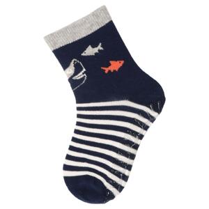 STERNTALER Ponožky protišmykové Žralok SUN modrá chlapec veľ. 20 12-24m 8022401-300-20