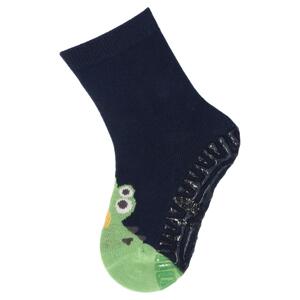 STERNTALER Ponožky protišmykové Krokodíl SUN námornícka modrá chlapec veľ. 18 6-12m 8022403-300-18