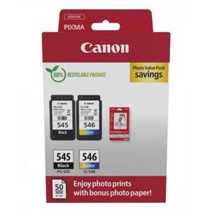 Canon PG-545 / CL-546 + 50ks fotopapier 10x15cm GP-501 8287B008 - Náplne pre tlačiareň