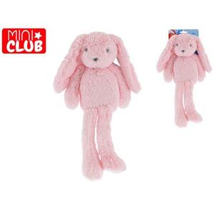 MIKRO -  Mini Club zajačik plyšový ružový 30cm dlhé nohy 0m+ 93936