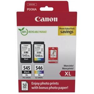 Canon PG-545XL / CL-546XL + 50ks fotopapier 10x15cm GP-501 8286B011 - Náplne pre tlačiareň