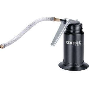 EXTOL 9621 - Olejnička kovová, 170ml, dávkovanie pumpičkou, flexibilná kovová hadička