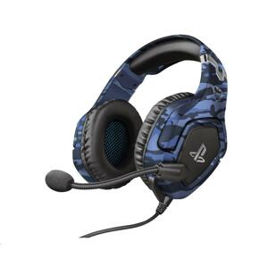 Trust GXT 488 Forze-B PS4 Gaming Headset PlayStation® official licensed product blue 23532 - Hráčske slúchadlá s mikrofónom