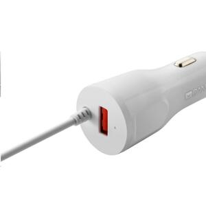 Canyon univerzálna autonabíjačka Lightning biela CNE-CCA033W-US - Univerzálny USB adaptér do auta