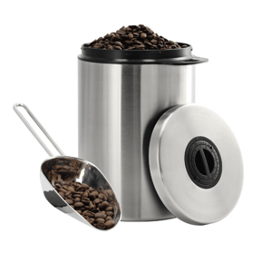 Xavax nerezová nádoba na 1kg kávových zŕn s dávkovacou lopatkou 111250 - nádoba na kávu
