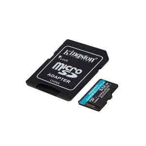 Kingston Canvas Go Plus MicroSDXC 512GB class 10 (r170MB,w90MB) SDCG3/512GB - Pamäťová karta + adaptér