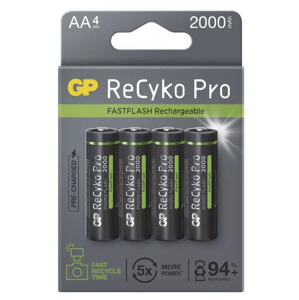 GP ReCyko Pro Photo Flash HR6 (AA) 2000mAh 4ks B2420 - Nabíjacie batérie