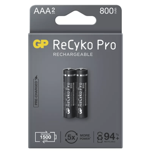 GP ReCyko Pro Professional HR03 (AAA) 800mAh 2ks B2218 - Nabíjacie batérie
