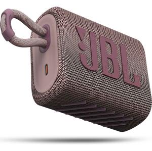 JBL GO3 ružový JBLGO3PINK - Prenosný vodotesný bezdrôtový reproduktor