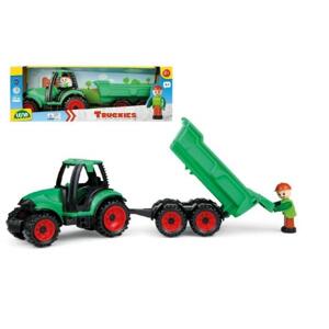 Teddies Truckies traktor s vlečkou plast 32cm v 43001625 - Auto