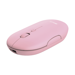 Trust Puck Rechargeable Bluetooth Wireless Mouse - pink 24125 - Wireless optická myš