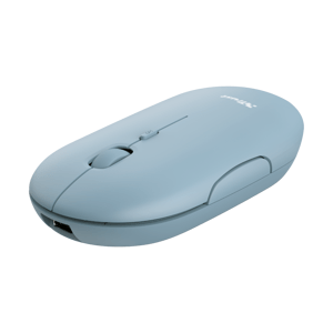 Trust Puck Rechargeable Bluetooth Wireless Mouse - blue 24126 - Wireless optická myš