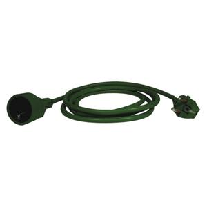 Emos 1 zásuvka 5m zelený P0115Z - Predlžovací kábel