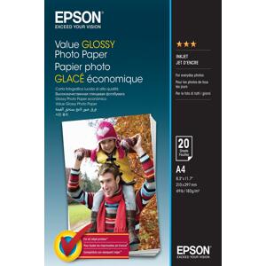 Epson Value Glossy Photo 183g - A4 - 20ks C13S400035 - Fotopapier A4