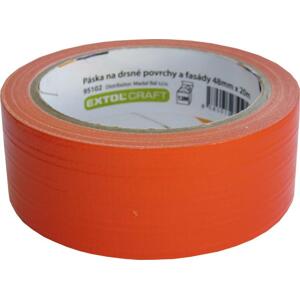 EXTOL 95104 - Páska na drsné povrchy a fasády oranžová 48mmx40m
