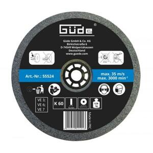 GUDE 55524 - Brúsny kotúč 125x16x20 mm K60
