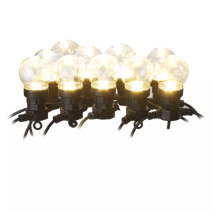 Emos LED svetelná reťaz – 10x párty žiarovky číre 5m vonkajšia aj vnútorná, teplá biela DCPW02 - Dekoratívne osvetlenie
