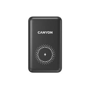 Canyon PB-1001 Li-pol 10000mAh čierny USB-C + Lightning - bezdrôtové nabíjanie CNS-CPB1001B - Power bank
