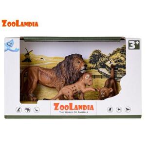 MIKRO -  Zoolandia lev s mláďatami v krabičke 51051 - Zvieratká