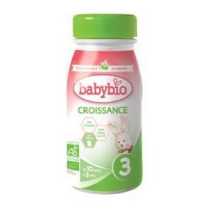 BABYBIO Croissance 3 tekuté dojčenské bio mlieko 0,25 l 58007