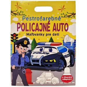 FONI-BOOK Pestrofarebné policajné auto Maľovanky pre deti 945252 - Kniha