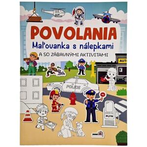 FONI-BOOK Povolania-maľovanka s nálepkami 945436 - Kniha