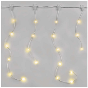 Emos LED vianočná drop reťaz – cencúle 1.7m, vonkajšia aj vnútorná, teplá biela, programy D3CW01 - Vianočné osvetlenie