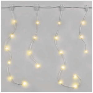 Emos LED vianočná drop reťaz – cencúle 2.9m, vonkajšia aj vnútorná, teplá biela, programy D3CW02 - Vianočné osvetlenie