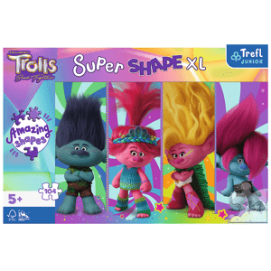 Trefl Trefl Puzzle 104 XL Super Shape - Zábava s Trollmi / Universal Trolls 3 (2023) FSC Mix 70% 50037