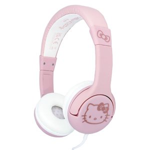 Detské káblové slúchadlá OTL Technologies Hello Kitty Soft Pink & Rose Gold