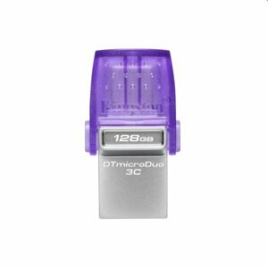 USB kľúč Kingston DataTraveler MicroDuo 3C, 128 GB, USB 3.2 (gen 1) s USB-C konektorom DTDUO3CG3/128GB