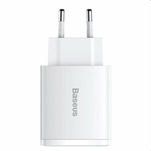 Baseus Compact Quick USB-C 30W, white CCXJ-E02