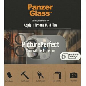 PanzerGlass ochranný kryt objektívu fotoaparátu pre Apple iPhone 14/14 Plus 0399