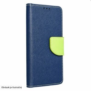 Puzdro FANCY Book pre Samsung Galaxy S22, modré/zelené TEL133664
