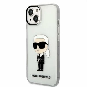 Puzdro Karl Lagerfeld IML Ikonik NFT pre Apple iPhone 14, transparentné 57983112422